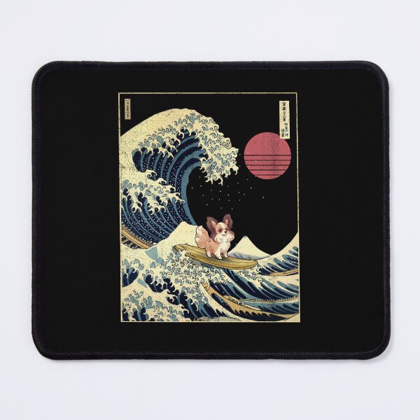 Item preview, Papillon Kanagawa Japanese Surfing Wave designed and sold by rafaeltto.