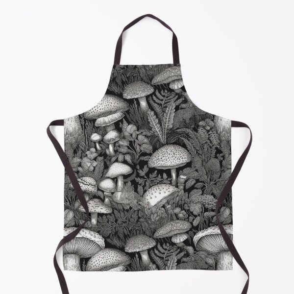 Item preview, Black & White Mushrooms designed and sold by PietyandDesire.