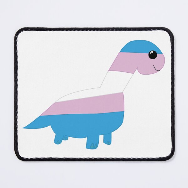 Item preview, Transaurus Pride Trans Dinosaur designed and sold by eliana01019.