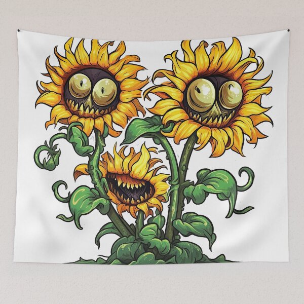 Item preview, When Sunflowers Bite designed and sold by cece4410.