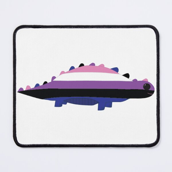 Item preview, Genfluasaurus Pride Gender Fluid Dino designed and sold by eliana01019.