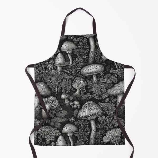 Item preview, Black & White Mushrooms designed and sold by PietyandDesire.