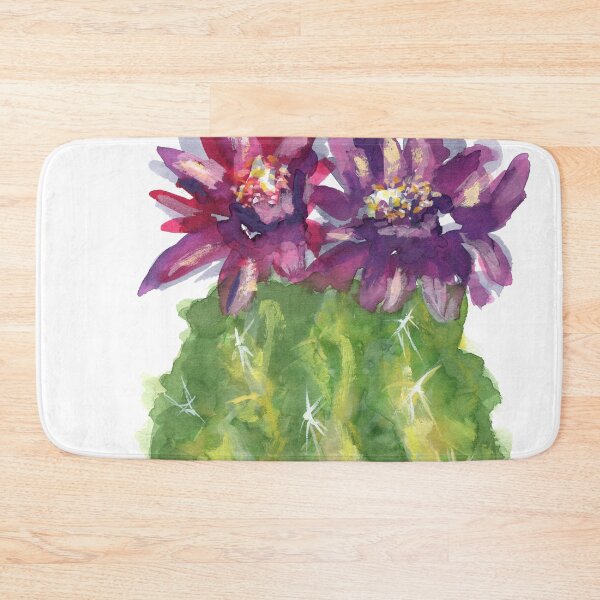 Item preview, Flowering cactus watercolor painting designed and sold by AnissaF.