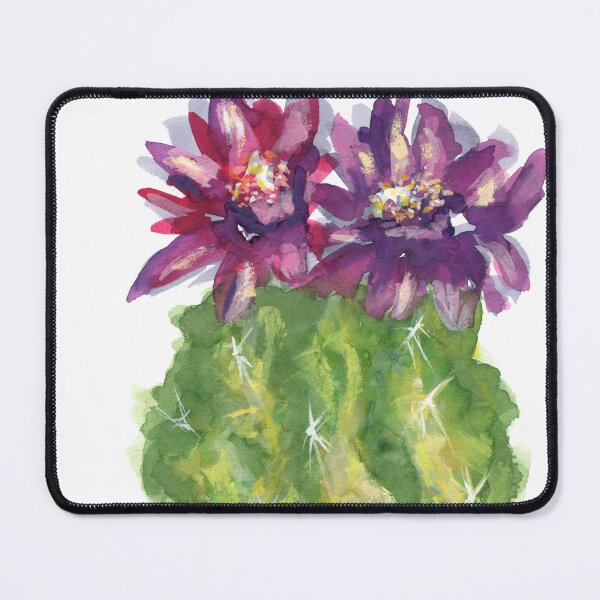 Item preview, Flowering cactus watercolor painting designed and sold by AnissaF.