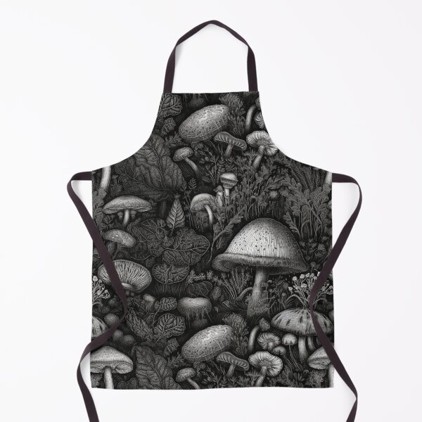 Item preview, Black & White Mushrooms designed and sold by PietyandDesire.