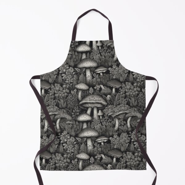 Item preview, Black & White Mushrooms designed and sold by PietyandDesire.