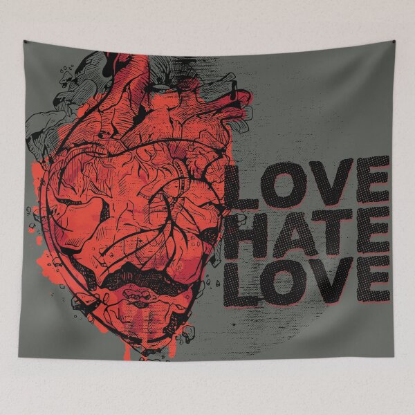 Item preview, Love Hate Love designed and sold by grandmarock.