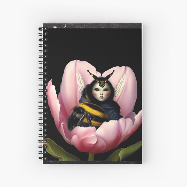 BeeSpoke Alien Bumblebee Spiral Notebook