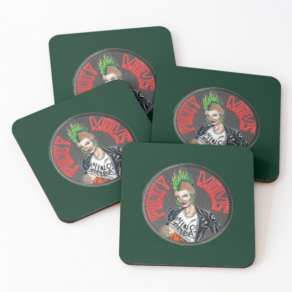 Item preview, Minerva OG Punky Moms Patch Logo Red designed and sold by gabrielassophr.