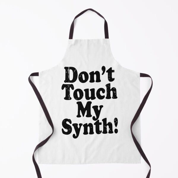 Item preview, Don't Touch My Synth (Funny Quote - Vintage Retro Distressed Style - Synthesizer Player) designed and sold by SassyClassyMe.