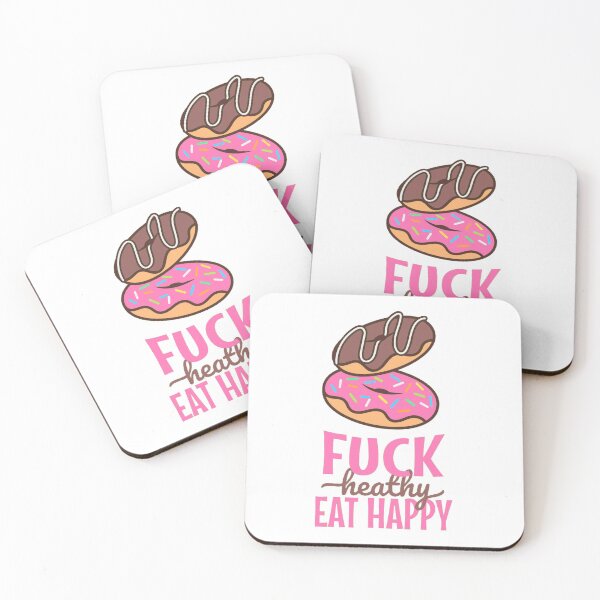 Item preview, eat happy not healthy designed and sold by PopPizzazz.
