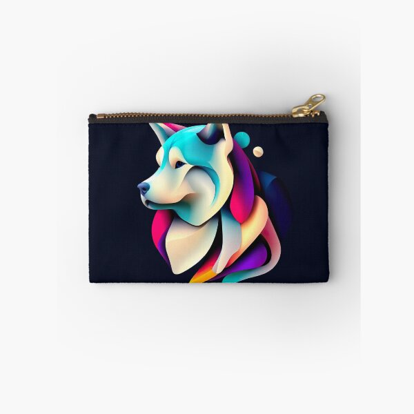 Item preview, Abstract Husky in Vibrant and Coloreful Art - Dogs Portrait designed and sold by Woof-n-Wear.