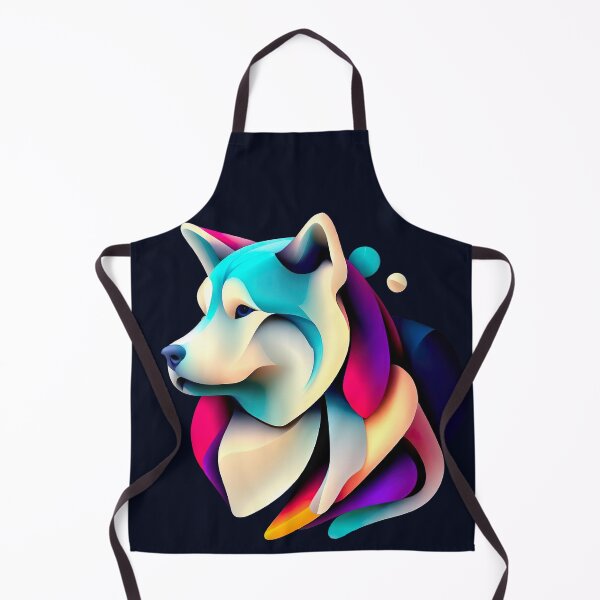 Item preview, Abstract Husky in Vibrant and Coloreful Art - Dogs Portrait designed and sold by Woof-n-Wear.