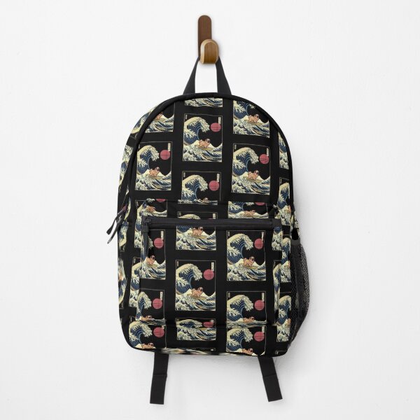 Item preview, Pekingese Kanagawa Japanese Surfing Wave designed and sold by rafaeltto.
