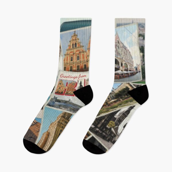 Item preview, Greetings from Riga in Latvia Vintage style retro souvenir designed and sold by DeveloperProp0.