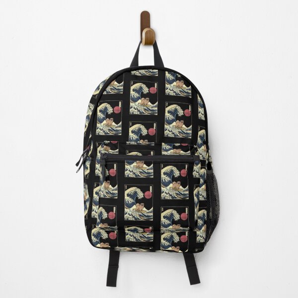 Item preview, Pekingese Kanagawa Japanese Surfing Wave designed and sold by rafaeltto.