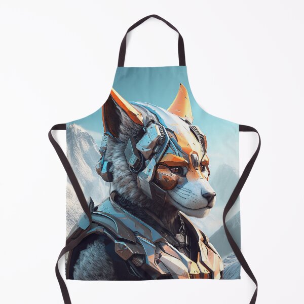 Item preview, Futuristic Mountain Fox designed and sold by WarmBreeze1.