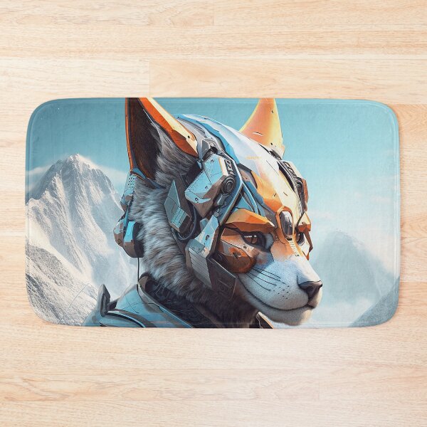 Item preview, Futuristic Mountain Fox  designed and sold by WarmBreeze1.