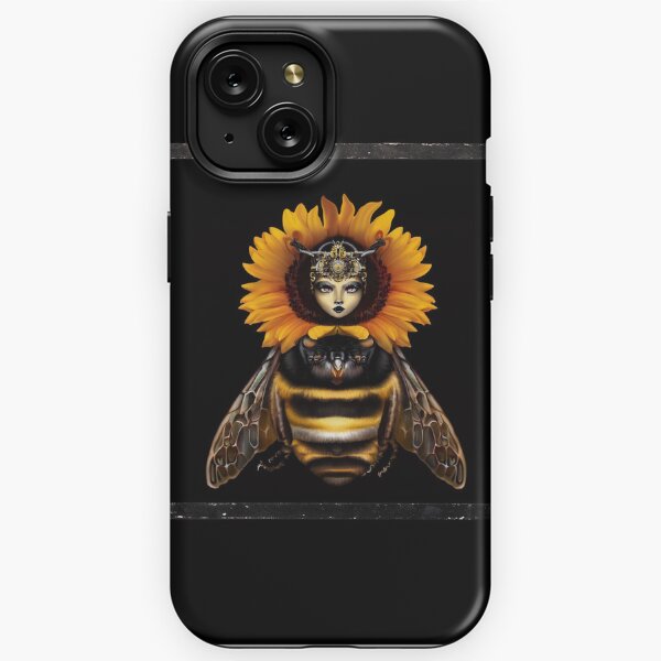 BeeSpoke Bumblebee with a Sunflower Crown iPhone Tough Case