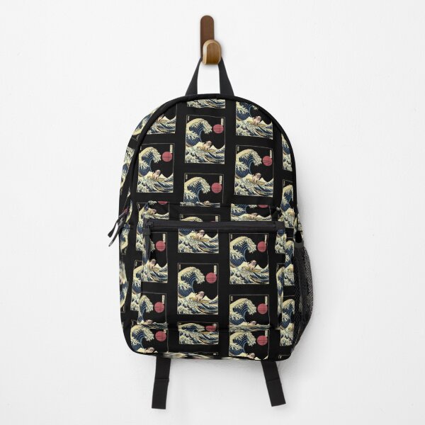 Item preview, Pug Kanagawa Japanese Surfing Wave designed and sold by rafaeltto.