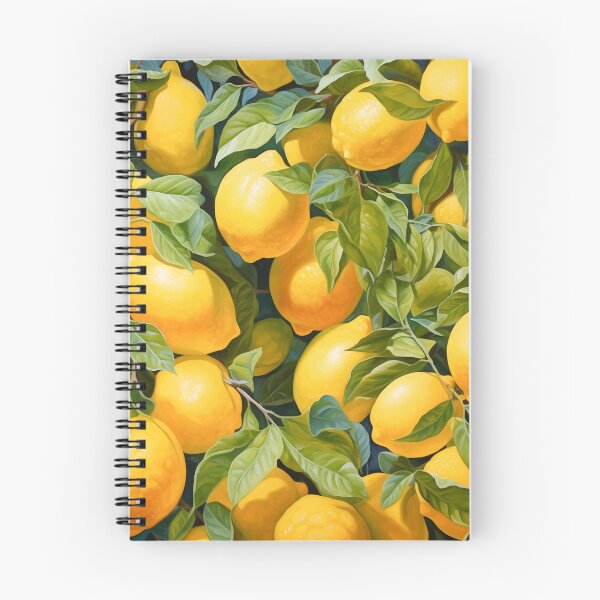 Item preview, Yellow Lemons Citrus Pattern designed and sold by trajeado14.