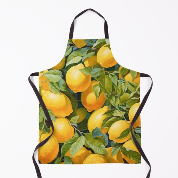 Item preview, Yellow Lemons Citrus Pattern designed and sold by trajeado14.
