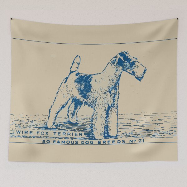 Item preview, Wire Fox Terrier Vintage Art Dog Vintage Poster Art designed and sold by ElegantCat.