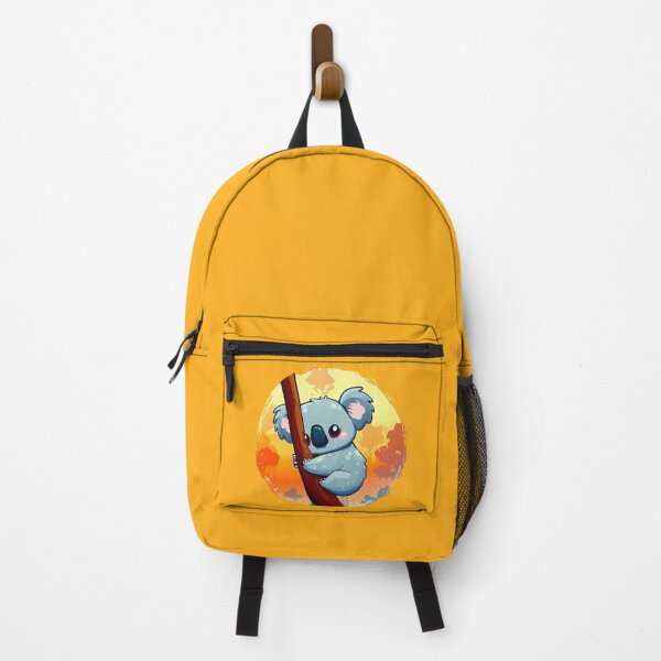 Item preview, Cute baby Koala clinging to a tree at sunset designed and sold by ArtandSmile.