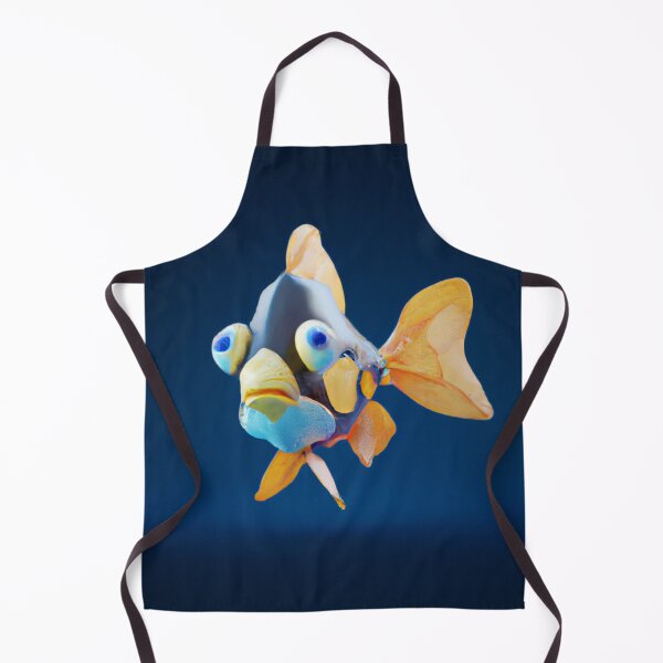 Artikelvorschau, Goldfisch-Design erstellt mit künstlicher Intelligenz in 3D entworfen und verkauft von BlackLigth.