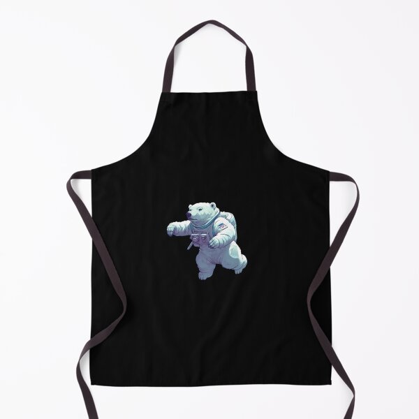 Item preview, Space Polar Bear Sticker T Shirt Art Prints designed and sold by Kevin Lou.