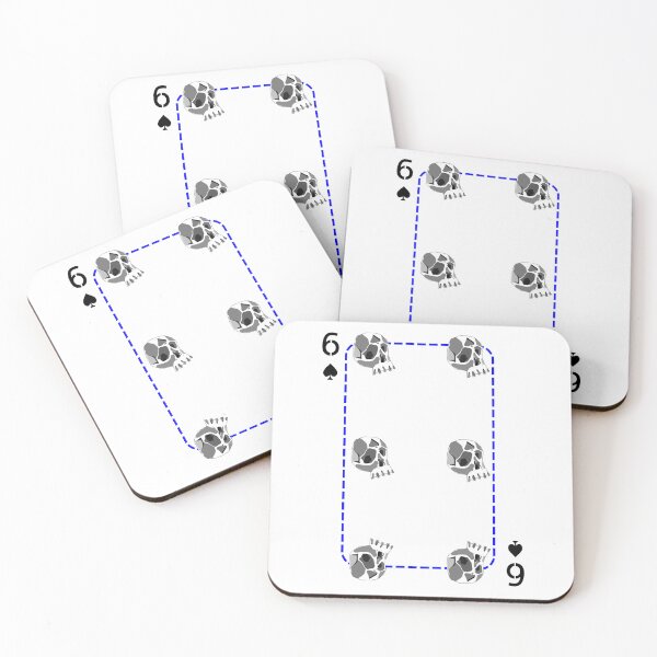 Item preview, 6 of spades designed and sold by m-yoga-store.