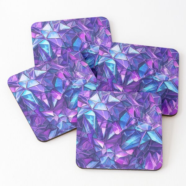 Item preview, Blue and purple crystal design designed and sold by Nosy is Everything.