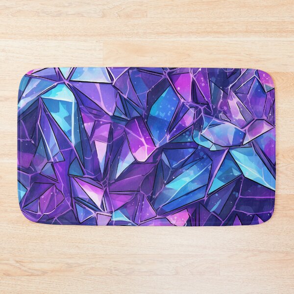 Item preview, Blue and purple crystal design designed and sold by Nosy is Everything.