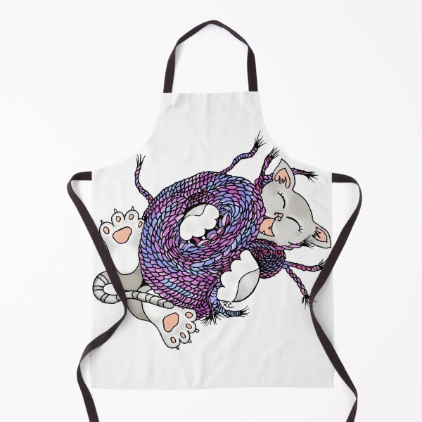 Item preview, Yarn is So Fun! Playful Kitten Drawing designed and sold by RhondaChase.