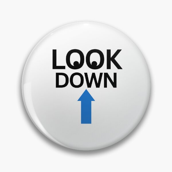 Item preview, Look down with arrow designed and sold by NorthernSnappy.