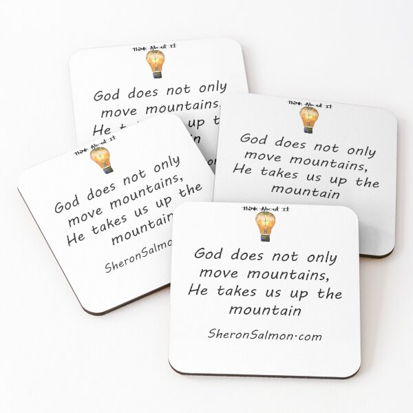 Item preview, Dios no solo mueve montañas, Él nos lleva a la montaña. designed and sold by IAMthinker.