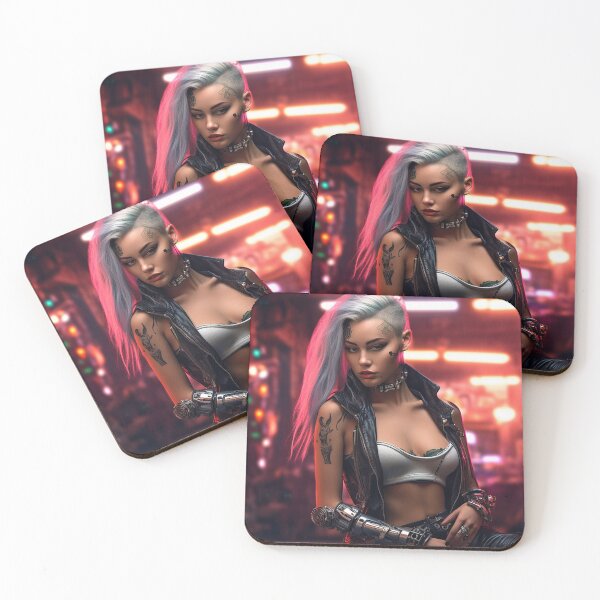 Item preview, Cyberpunk Girl #8 designed and sold by gentleman-rogue.