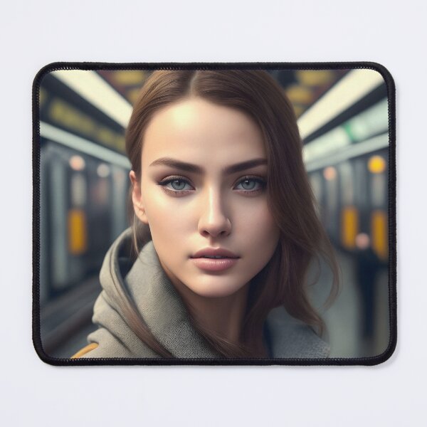 Item preview, Subway Siren Caucasian 1: Mesmerizing Urban Beauty in Motion designed and sold by Nustudios.