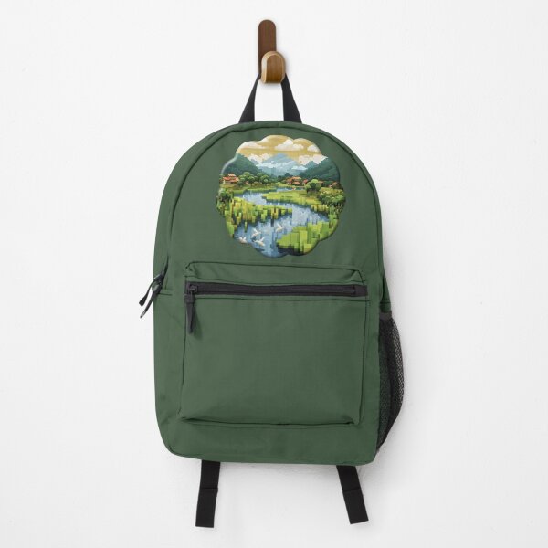 Item preview, Country Charm in Pixel Art: River Run designed and sold by BloomingPixel.