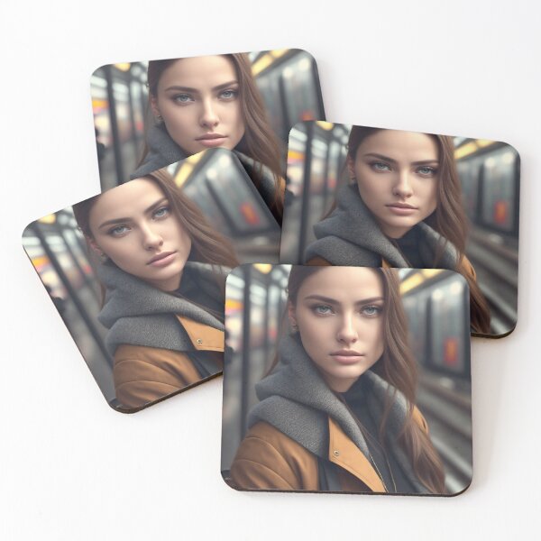 Item preview, Subway Siren Caucasian 3: Mesmerizing Urban Beauty in Motion designed and sold by Nustudios.
