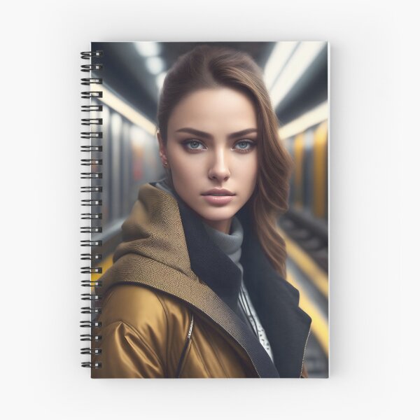Item preview, Subway Siren Caucasian 4: Mesmerizing Urban Beauty in Motion designed and sold by Nustudios.