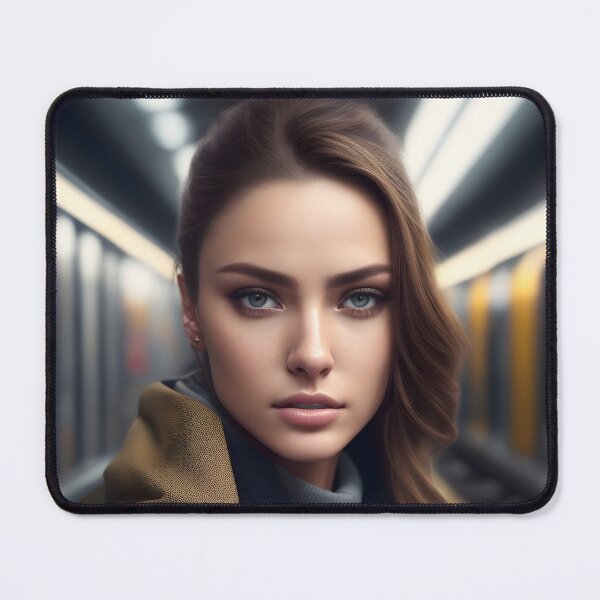 Item preview, Subway Siren Caucasian 4: Mesmerizing Urban Beauty in Motion designed and sold by Nustudios.
