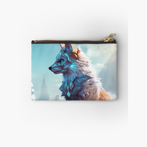 Item preview, Futuristic Blue Mountain Fox  designed and sold by WarmBreeze1.