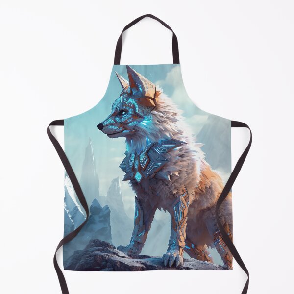 Item preview, Futuristic Blue Mountain Fox designed and sold by WarmBreeze1.