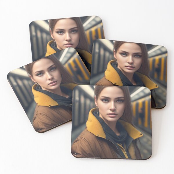 Item preview, Subway Siren Caucasian 5: Mesmerizing Urban Beauty in Motion designed and sold by Nustudios.