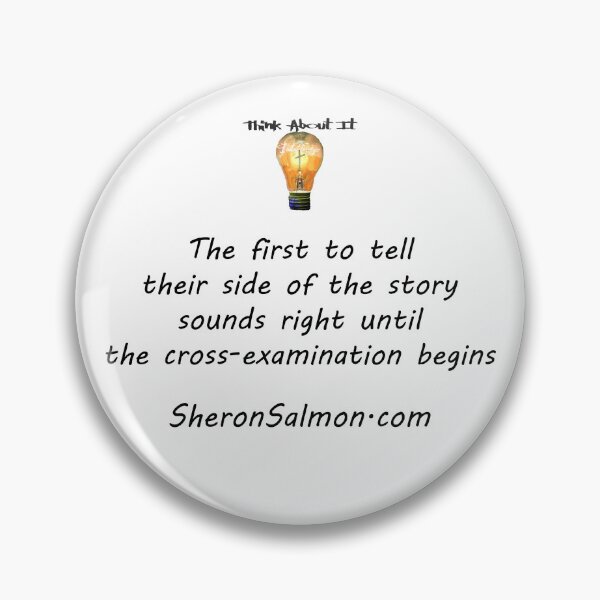 Item preview, The first to tell their side of the story, sounds right, until the cross-examination begins. designed and sold by IAMthinker.