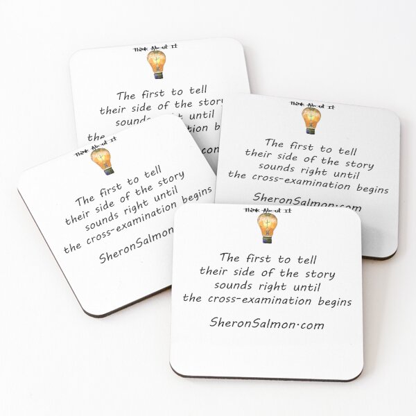 Item preview, The first to tell their side of the story, sounds right, until the cross-examination begins. designed and sold by IAMthinker.