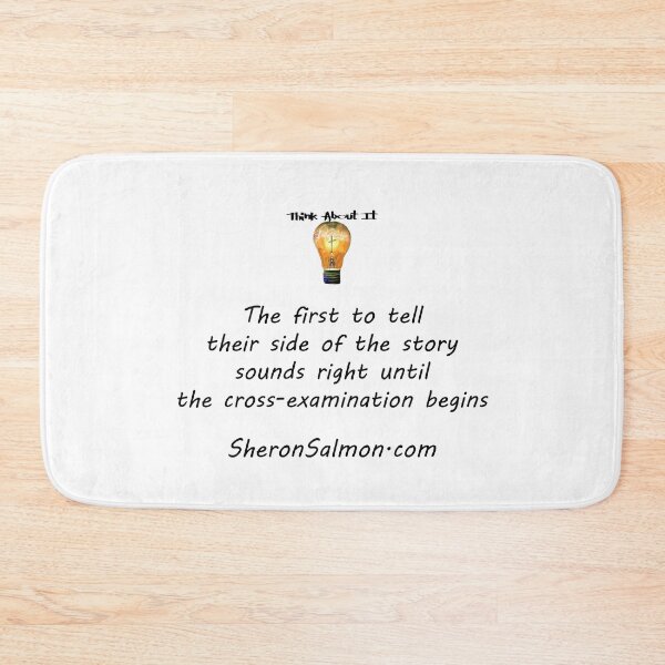 Item preview, The first to tell their side of the story, sounds right, until the cross-examination begins. designed and sold by IAMthinker.