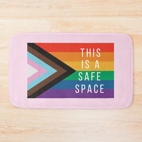 Item preview, This is a safe space LGBTQIA+ flag designed and sold by kjwenzel11.