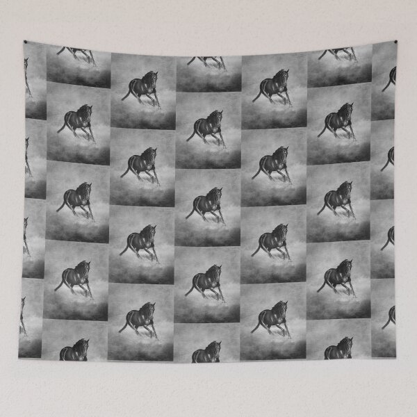 Item preview, Horse Power - Black And White designed and sold by Michelle Wrighton.